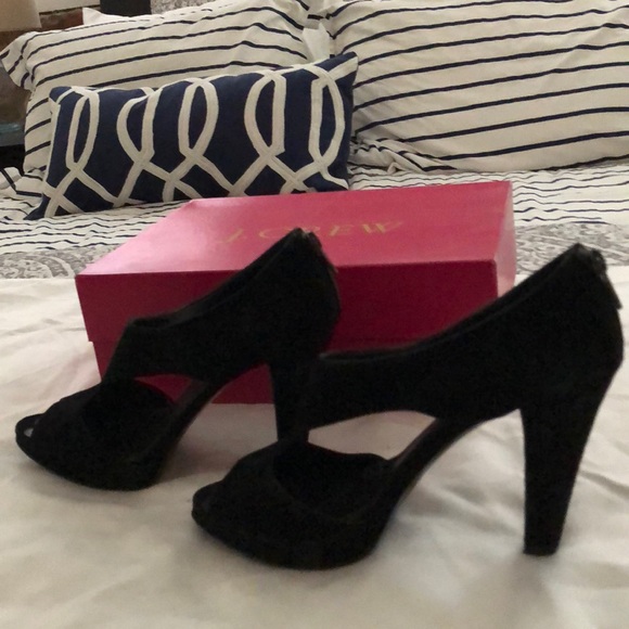 J.Crew Suede Platform Heels - Picture 2 of 6